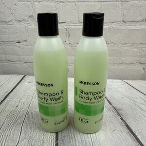 McKesson Shampoo & And Body Wash Cucumber Melon Scent 8 oz. 53-27903-8 2 Bottles